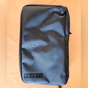 Gravel Black Travel Toiletry Bag